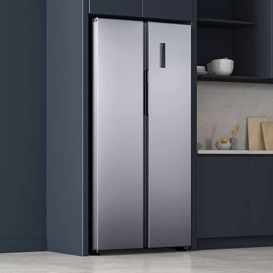 Youpin 483L  kitchen refrigerator double door air cooled frost free double frequency conversion energy saving friger  frezzer