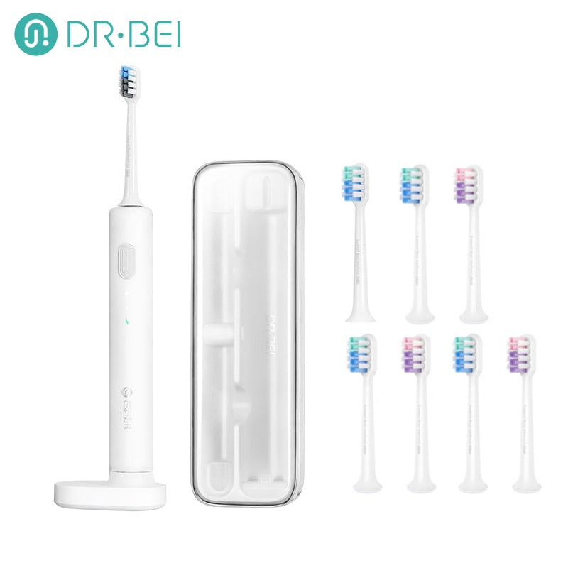 Youpin Dr.Bei Electric Toothbrush Rechargeable Sonic Toothbrushes Portable Waterproof Wireless Tooth Brush Travel Box