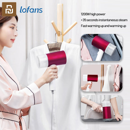 Youpin Lofans Garment Steamer Electric Handheld Iron Portable Travel Household Generator Cleaner Ironing Machine