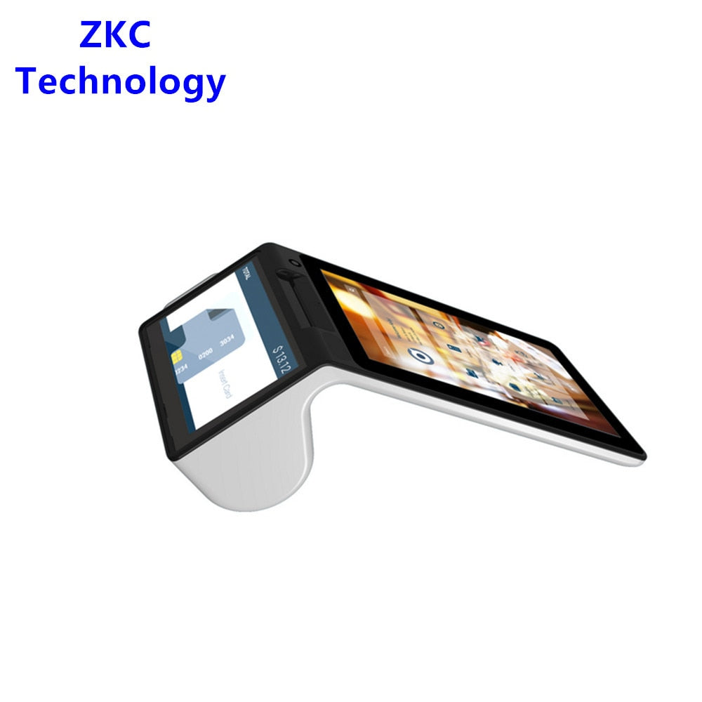 ZKC PC901/PC900 Dual Touch Screen Barcode Scanner POS Terminal Android Barcode Mobile POS with Printer