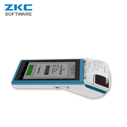 ZKC5501 GPRS 3G WiFi Android  Handheld Tablet PC POS Kiosk Terminal with Integrated Thermal Printer NFC RFID Smart Card Reader