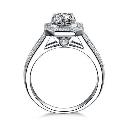 ZOCAI 2014 Model 100% Natural Diamond 0.82 CT F-G / VS Certified Diamond engagement ring Fine Jewelry W04973 Women's Jewellery