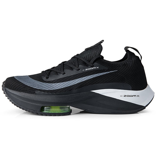 Zoomx Alphafly 4% Breathable Comfortable Mens Running Shoes Zoom Tempo Next Flyease Black Electric Green Trainers Sport Sneakers