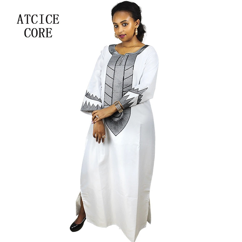 african clothing soft material dashiki traditional simple design long dress A226#