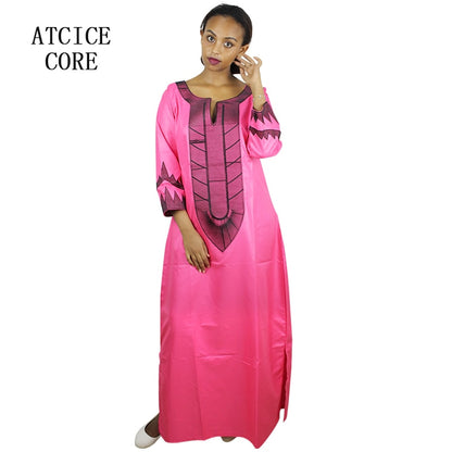 african clothing soft material dashiki traditional simple design long dress A226#