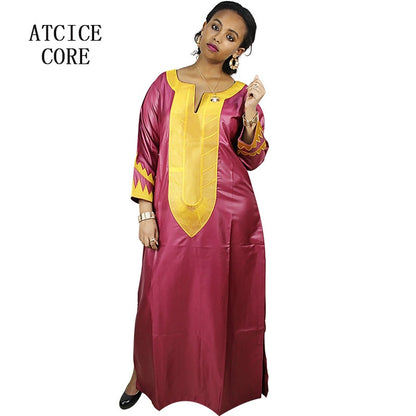african clothing soft material dashiki traditional simple design long dress A226#