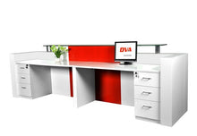 Load image into Gallery viewer, Reception Counter Elegant Display Office Front Reception Desk Xounter Furniture #QT3408
