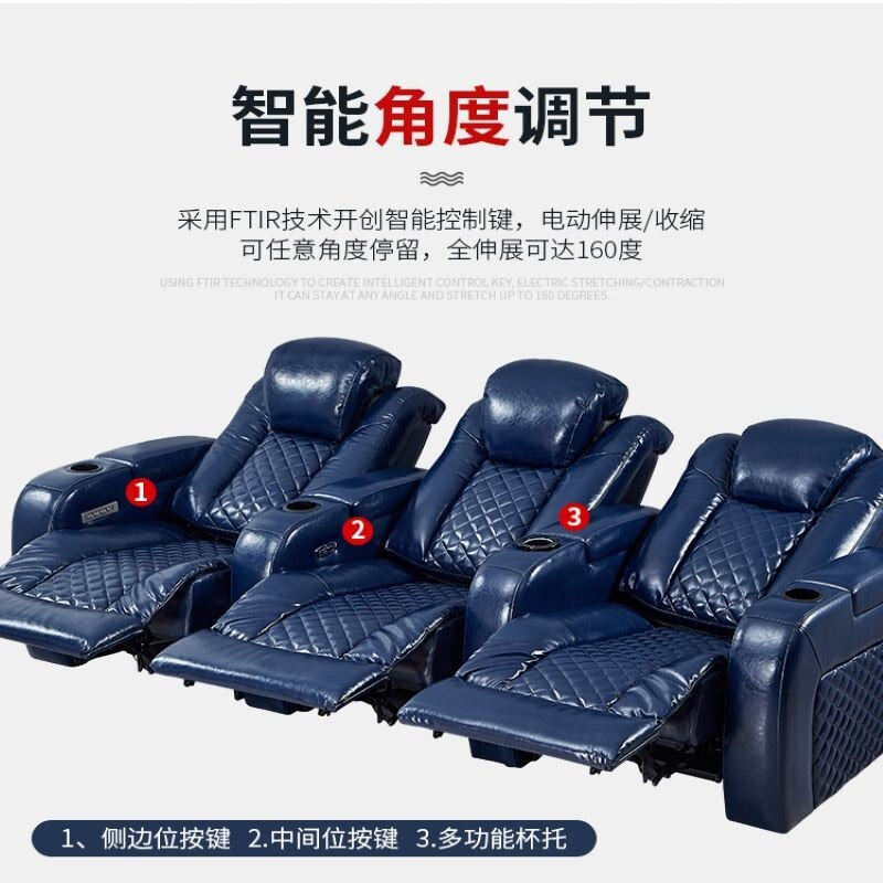 electric recliner relax massage chair theater living room Sofa bed functional genuine leather couch Nordic modern диван мебель к