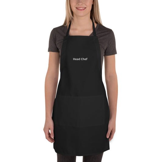 Embroidered Apron: Head Chef