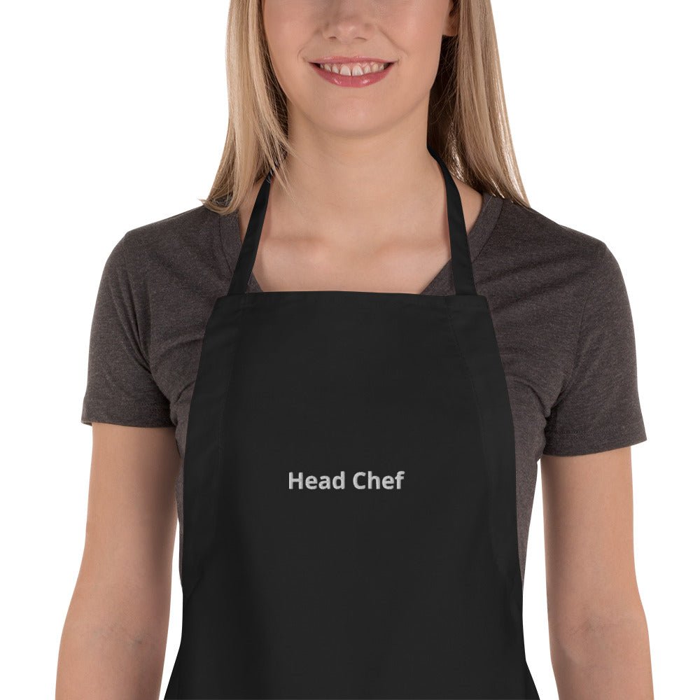 Embroidered Apron: Head Chef