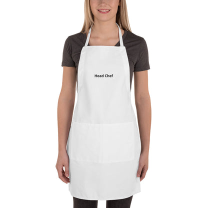 Embroidered Apron: Head Chef