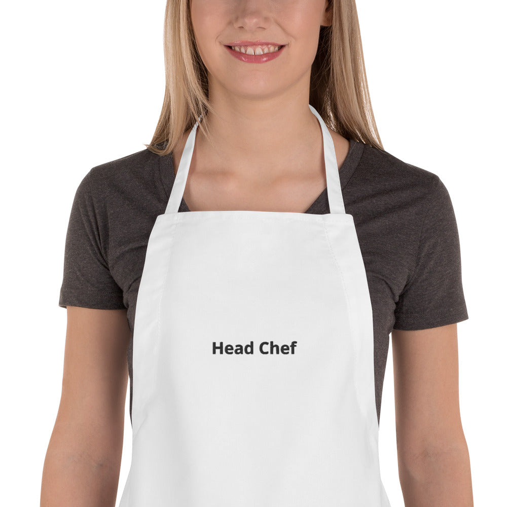 Embroidered Apron: Head Chef