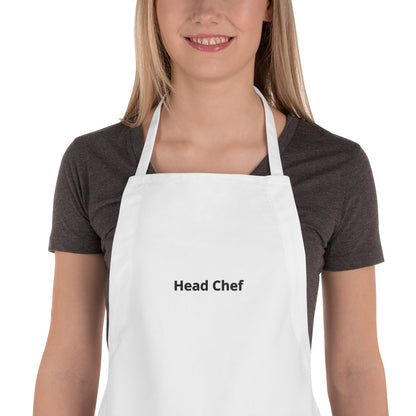 Embroidered Apron: Head Chef