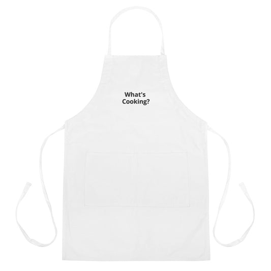 Embroidered Apron: What's Cooking?
