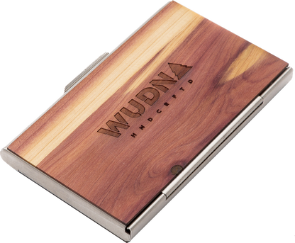 Handmade Wooden Business Card Holder