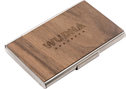 Handmade Wooden Business Card Holder