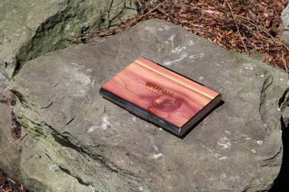 Handmade Wooden Business Card Holder