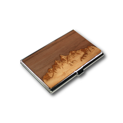 Handmade Wooden Business Card Holder