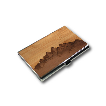 Handmade Wooden Business Card Holder