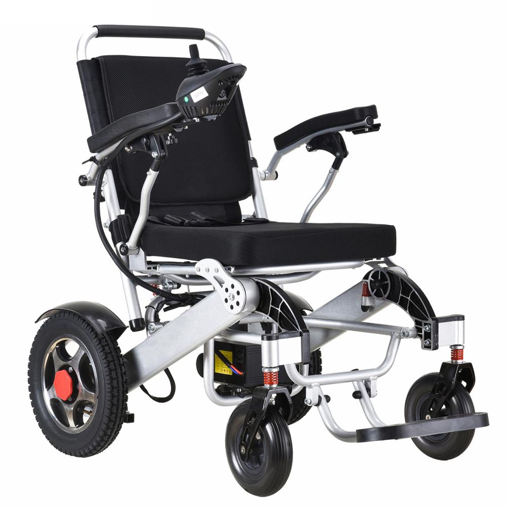 folding electric wheelchair for the elderly people disabled wheelchair Portable power wheelchair
