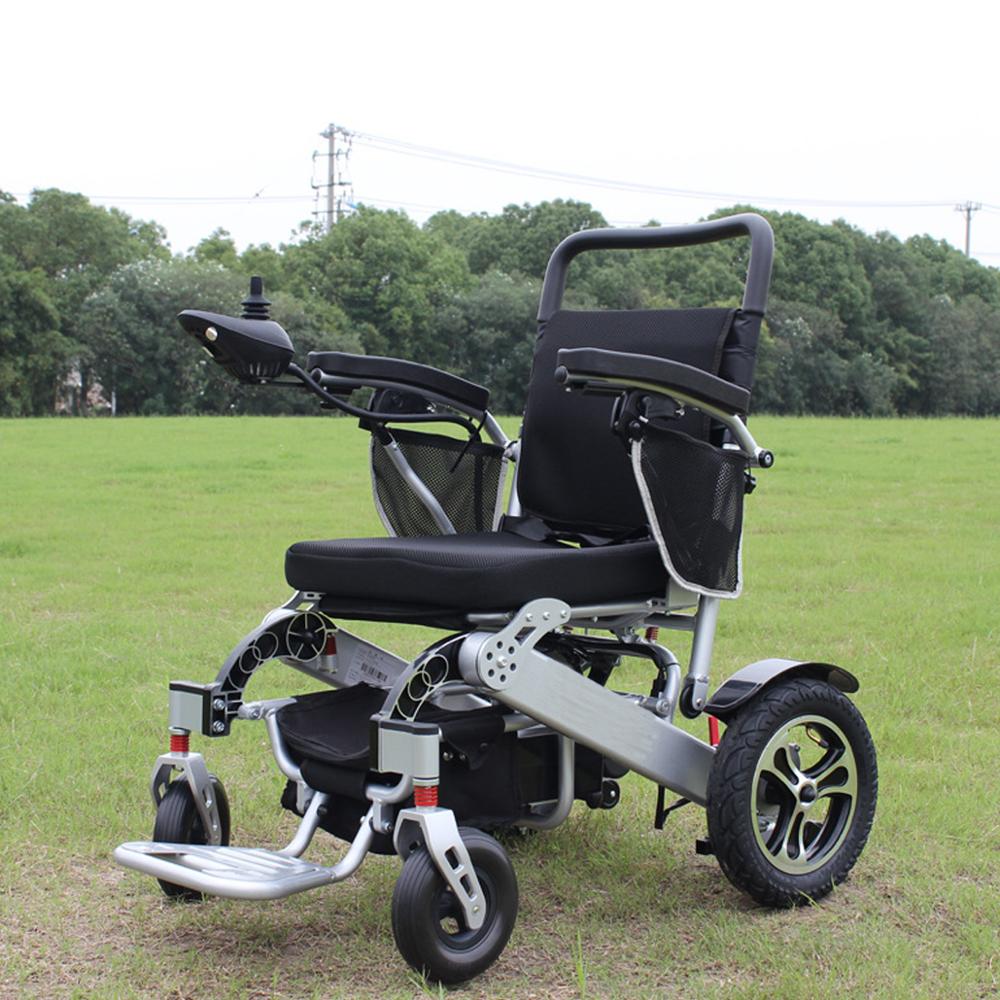 folding electric wheelchair for the elderly people disabled wheelchair Portable power wheelchair