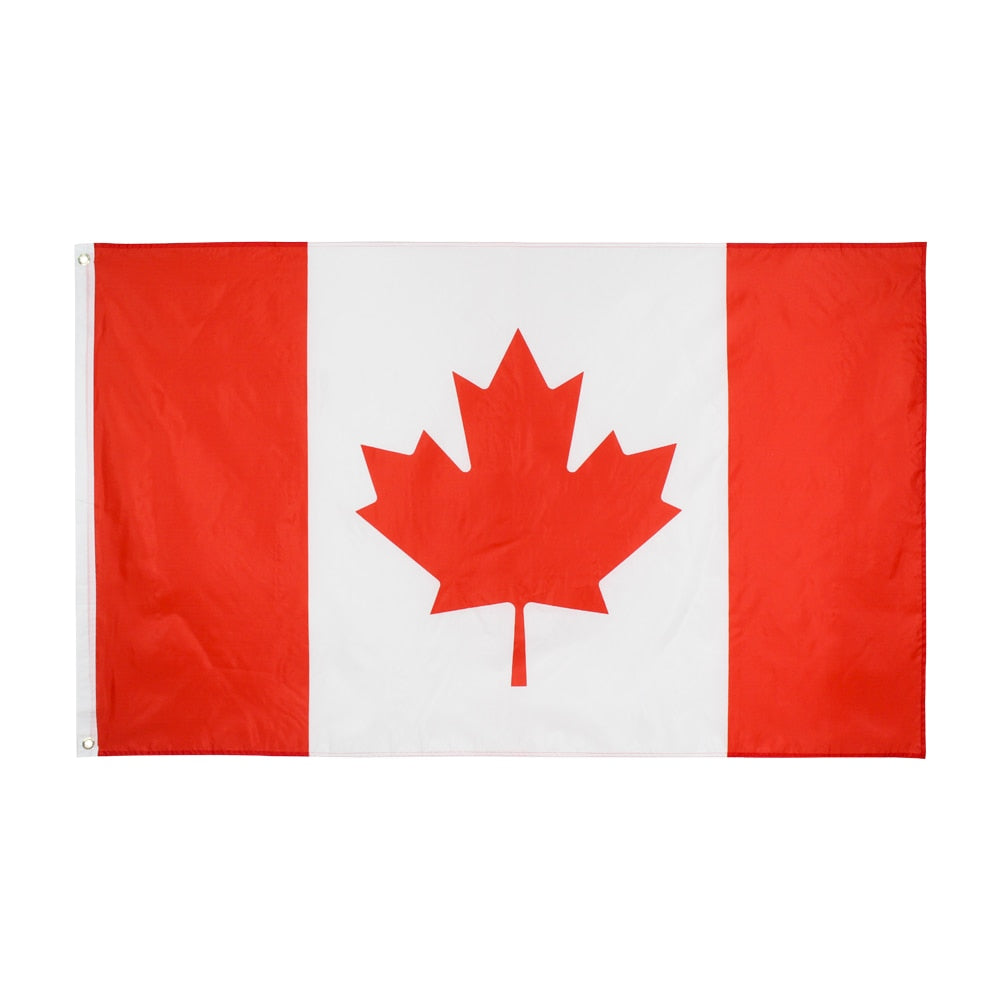 johnin great Canadian Flag banner flag 5X3FT 90X150cm Canada flag