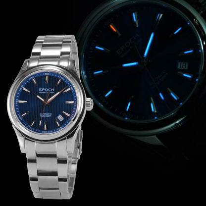EPOCH Men's Wrist Watch, Automatic watch EPOCH Dress Tritium Luminous Man Self Wind Mechanical Wristwatch 100m Waterproof