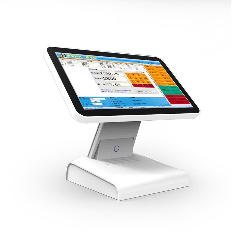 Payment PC All in One POS System 15 inch POS Cash Register Support Restarant Software with 32G SSD