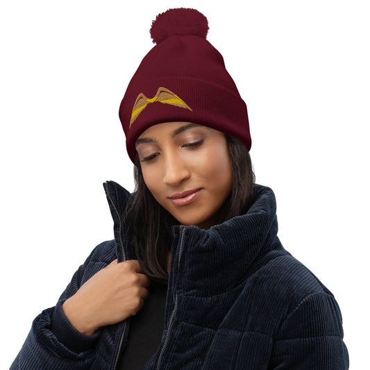 Unisex Pom Pom Beanie Hat