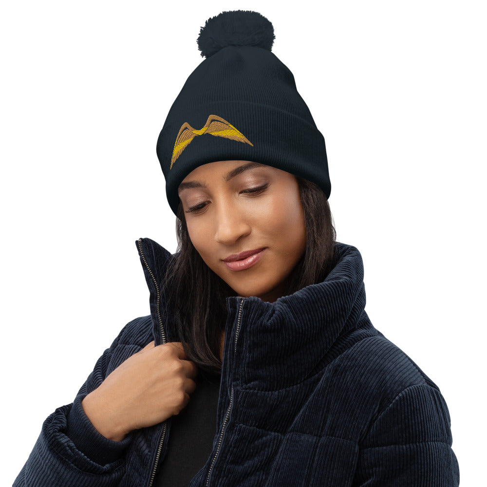 Unisex Pom Pom Beanie Hat