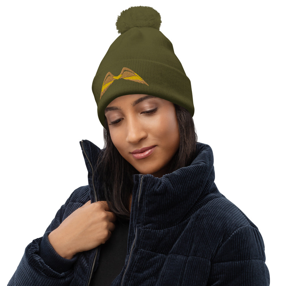 Unisex Pom Pom Beanie Hat