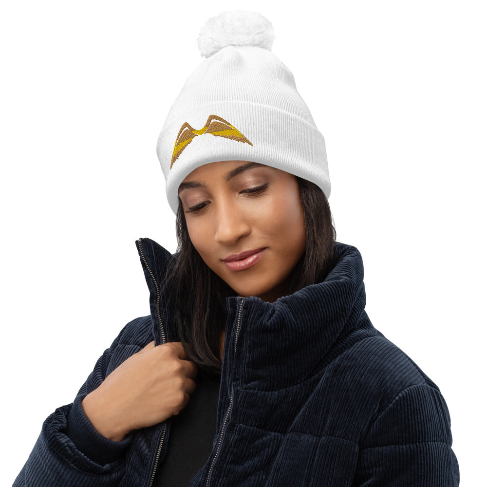 Unisex Pom Pom Beanie Hat