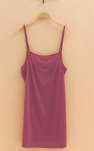 将图片加载到图库查看器，Women lining Camisole Solid Sleeveless Under Slip
