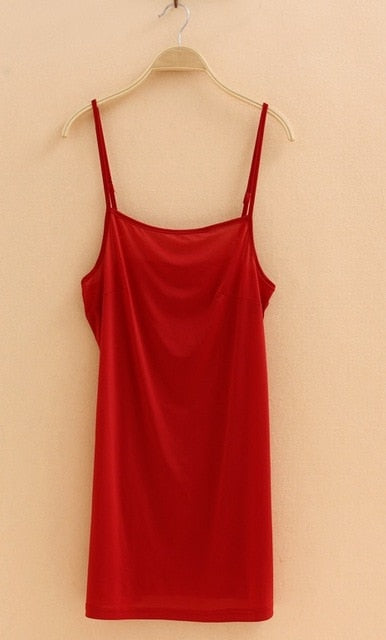 Women lining Camisole Solid Sleeveless Under Slip