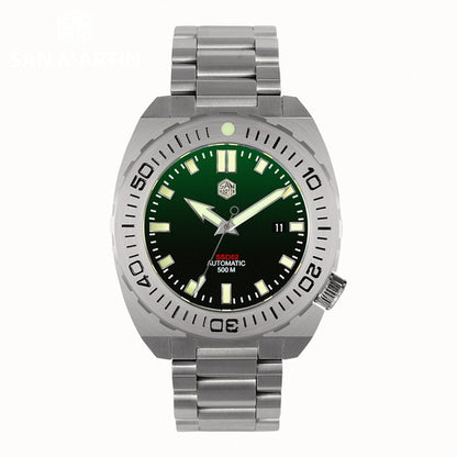 San Martin Diver Watch Men Mechanical Watches Automatic Sapphire Waterproof 500m Luminous Stainless Steel Limited Edition