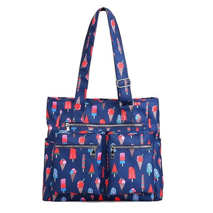 Waterproof bolsas Black Women Handbag Casual Large Shoulder Bag Nylon Tote Famous Brand Purple Handbags Mummy Diaper Bags  lxfzq