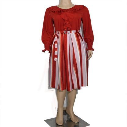 African Women's Office Long Sleeve Skirts plus Dashiki Evening party Women dresses African dresses for women