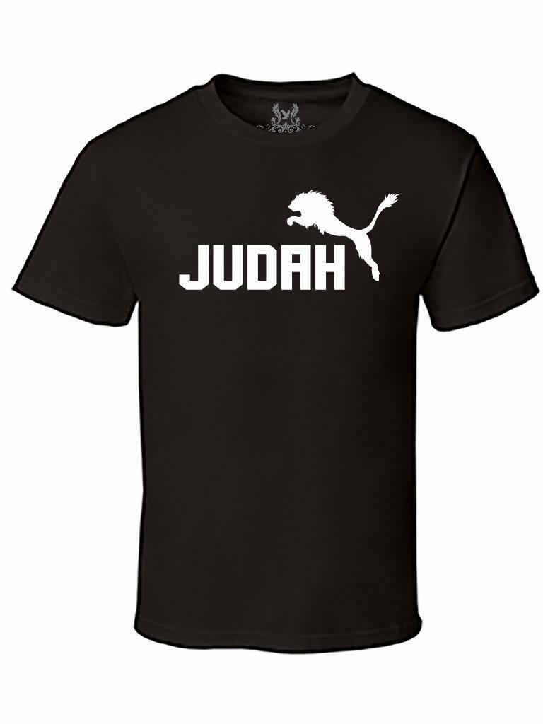 Men's Lion of Judah Christian Jesus God Bible Love Cross Cotton Fashion New Top Tees Novelty O-Neck Tops T Shirts