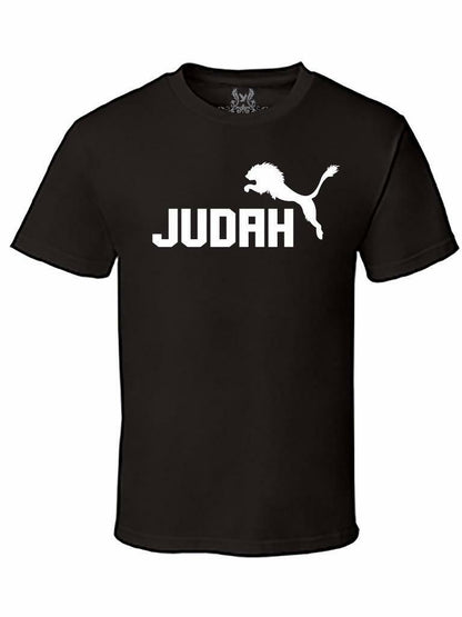 Men's Lion of Judah Christian Jesus God Bible Love Cross Cotton Fashion New Top Tees Novelty O-Neck Tops T Shirts