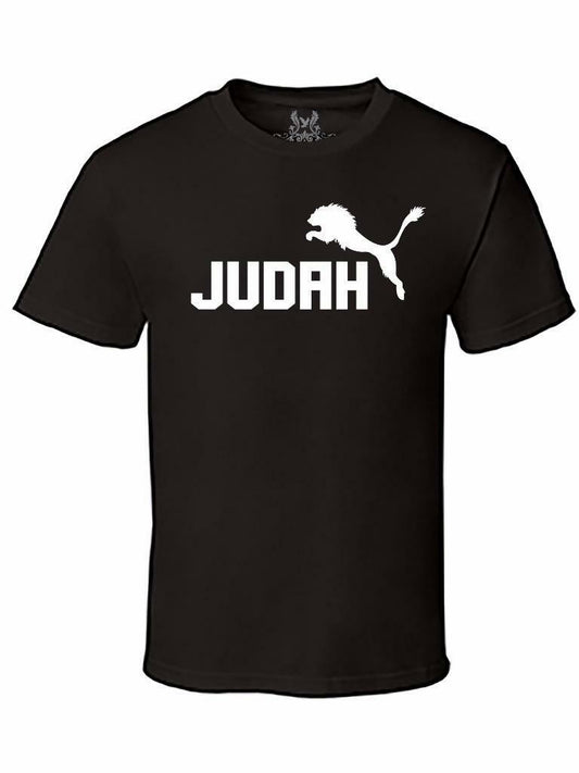 Men's Lion of Judah Christian Jesus God Bible Love Cross Cotton Fashion New Top Tees Novelty O-Neck Tops T Shirts