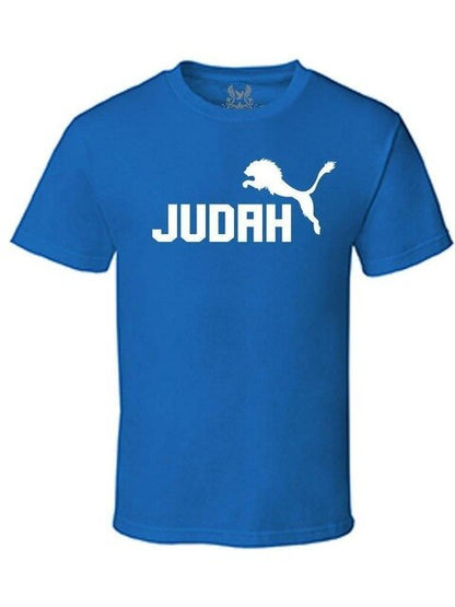 Men's Lion of Judah Christian Jesus God Bible Love Cross Cotton Fashion New Top Tees Novelty O-Neck Tops T Shirts