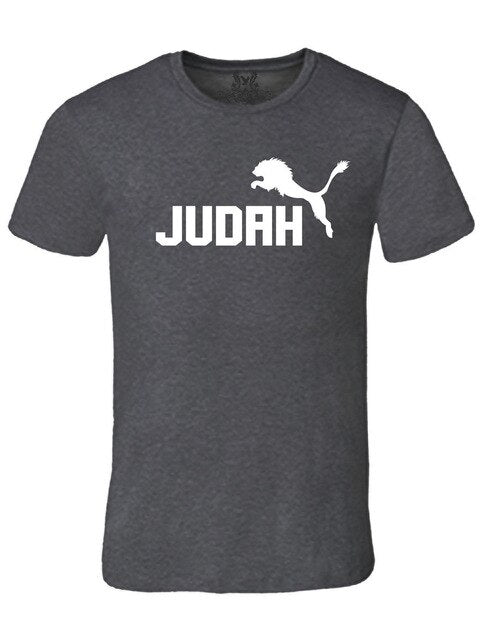 Men's Lion of Judah Christian Jesus God Bible Love Cross Cotton Fashion New Top Tees Novelty O-Neck Tops T Shirts