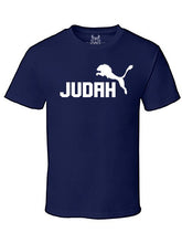 Cargar imagen en el visor de la galería, Men&#39;s Lion of Judah Christian Jesus God Bible Love Cross Cotton Fashion New Top Tees Novelty O-Neck Tops T Shirts
