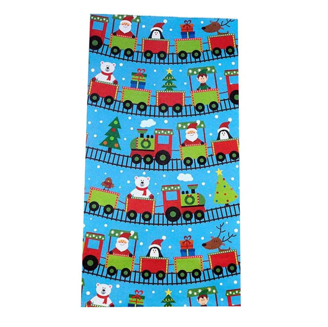 Snowflakes Candy Gift Bags Snowman Merry Christmas