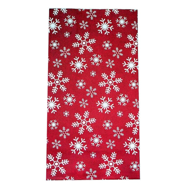 Snowflakes Candy Gift Bags Snowman Merry Christmas