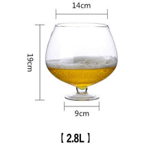 将图片加载到图库查看器，Creative Beer Glass Goblet Crystal Champagne Glass
