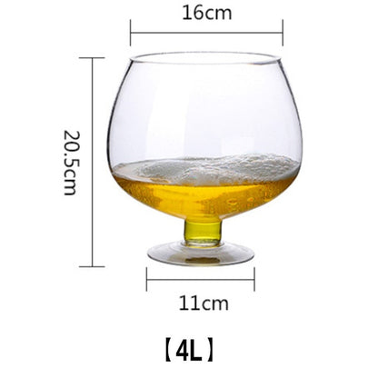 Creative Beer Glass Goblet Crystal Champagne Glass