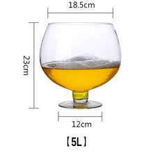 Cargar imagen en el visor de la galería, Creative Beer Glass Goblet Crystal Champagne Glass
