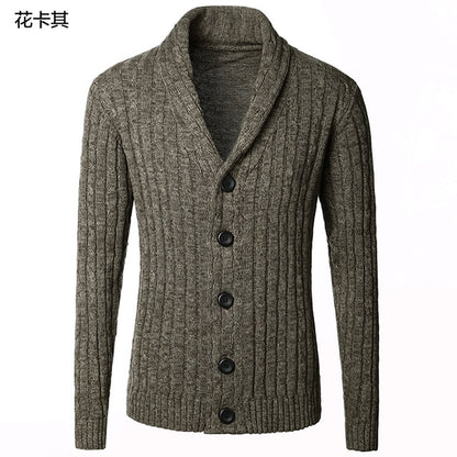 Men's Cardigan Long Sleeve Sweater Jacket J281-2