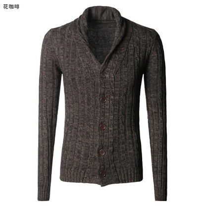 Men's Cardigan Long Sleeve Sweater Jacket J281-2